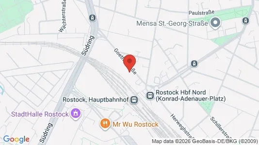 Toimistotilat Vuokrattavana i Rostock - Kuva Google Street Viewstä