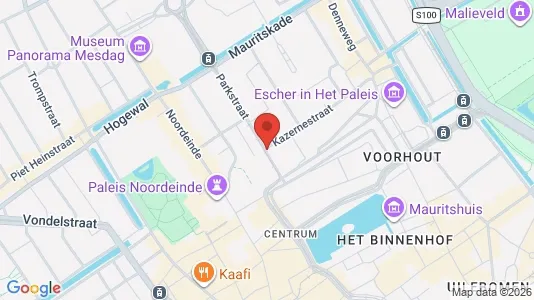 Kantorruimte te huur i Den Haag Centrum - kort over placeringen