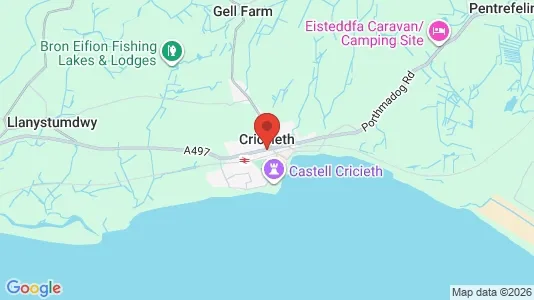 Commercial properties for sale i Criccieth - Gwynedd - Photo from Google Street View