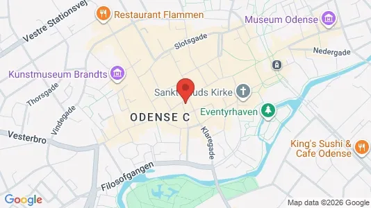 Büros zur Miete i Odense C – Foto von Google Street View