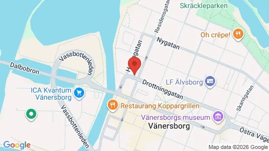 Lokaler til leje i Vänersborg - Foto fra Google Street View
