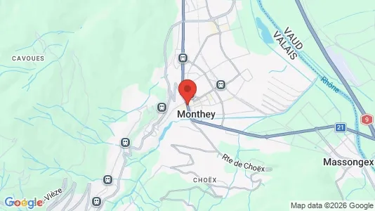 Restauranter til leie i Monthey – Bilde fra Google Street View