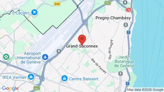 Shops for rent i Le Grand-Saconnex - kort over placeringen