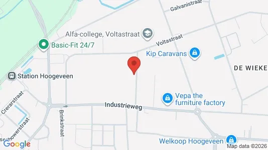 Lokaler til leje i Hoogeveen - Foto fra Google Street View