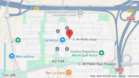 Lokaler til leie i Zaragoza – Bilde fra Google Street View