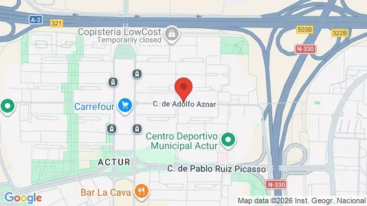 Lokaler til leie i Zaragoza – Bilde fra Google Street View