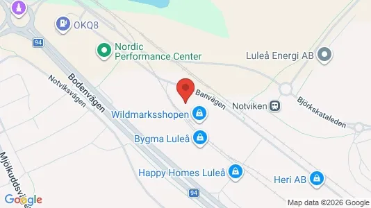 Büros zur Miete i Luleå – Foto von Google Street View