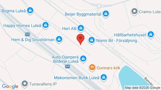 Kontorer til leie i Luleå – Bilde fra Google Street View