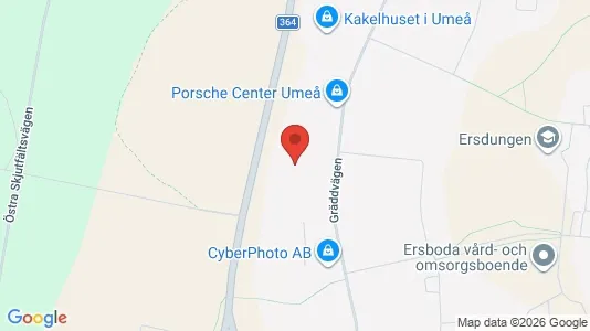 Lokaler til leje i Umeå - Foto fra Google Street View