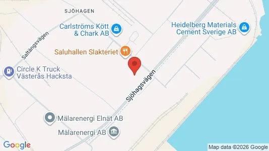 Lagerlokaler til leje i Västerås - Foto fra Google Street View