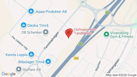 Kontorer til leie i Timrå – Bilde fra Google Street View