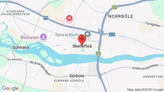 Værkstedslokaler til leje i Skellefteå - Foto fra Google Street View