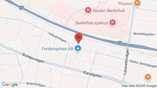 Büros zur Miete i Skellefteå – Foto von Google Street View