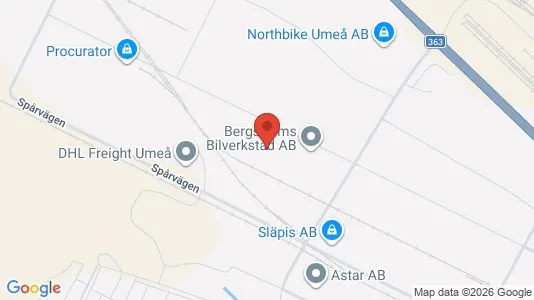 Kantorruimte te huur i Umeå - Foto uit Google Street View