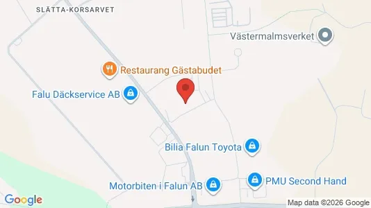 Büros zur Miete i Falun - kort over placeringen
