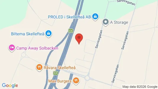 Producties te huur i Skellefteå - Foto uit Google Street View