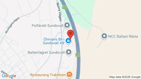 Office spaces for rent i Sundsvall - Photo from Google Street View