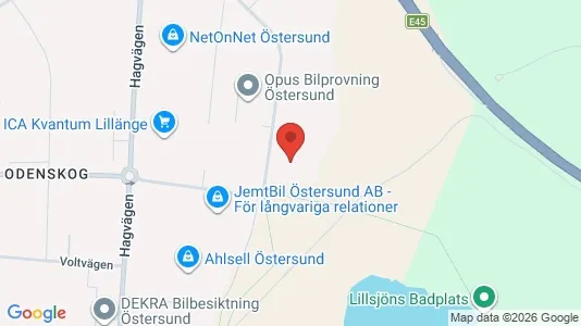 Office spaces for rent i Östersund - Photo from Google Street View