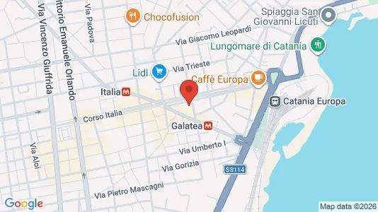 Office spaces for rent i Catania - Photo from Google Street View