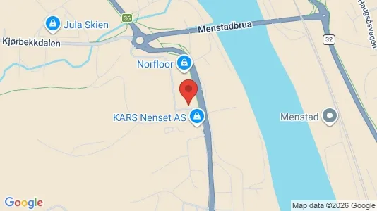 Büros zur Miete i Skien – Foto von Google Street View