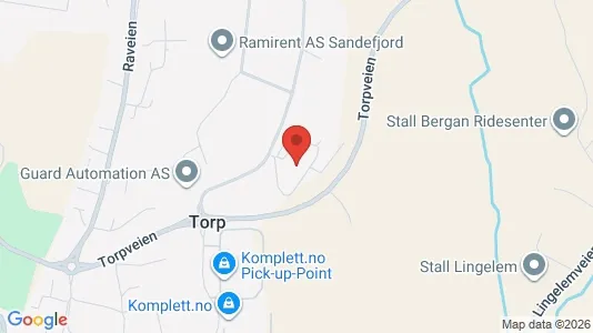 Office spaces for rent i Sandefjord - kort over placeringen