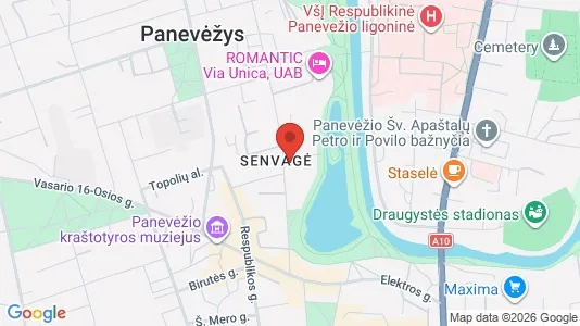 Lokaler til leje i Panevėžio m. sav. - Foto fra Google Street View