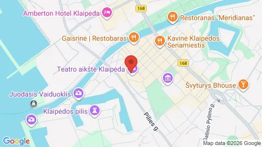 Kontorslokaler för uthyrning i Klaipėda – Foto från Google Street View