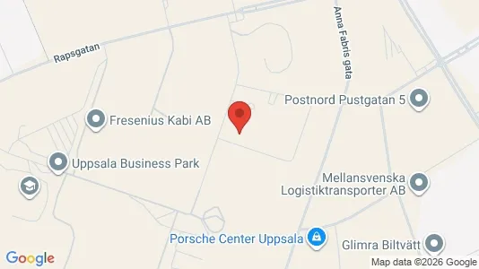 Liikekiinteistöt Vuokrattavana i Uppsala - Kuva Google Street Viewstä