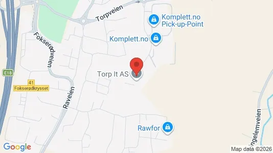 Office spaces for rent i Sandefjord - kort over placeringen