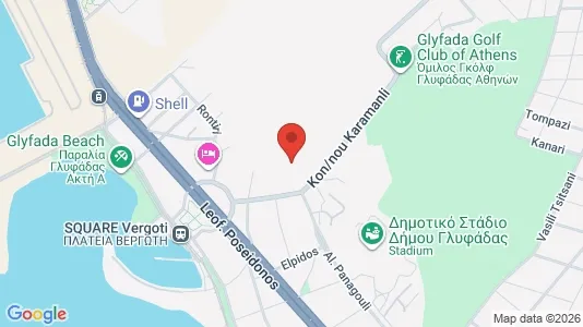 Gewerbeflächen zum Kauf i Glyfada - kort over placeringen
