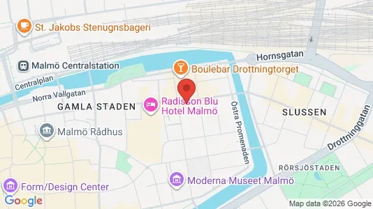 Büros zur Miete i Malmö City – Foto von Google Street View