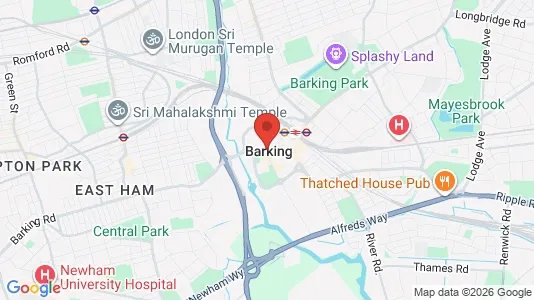 Werkstätte zur Miete i Barking - Essex - kort over placeringen