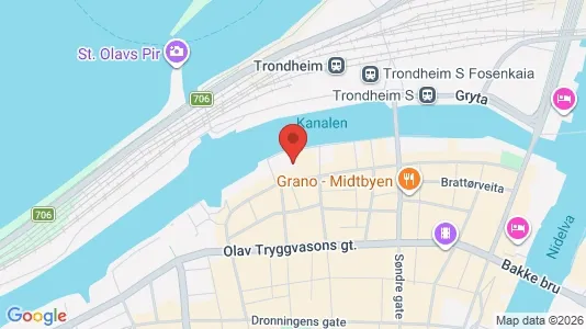 Office spaces for rent i Trondheim Midtbyen - kort over placeringen