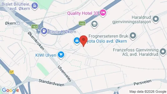 Toimistotilat Vuokrattavana i Oslo Bjerke - Kuva Google Street Viewstä