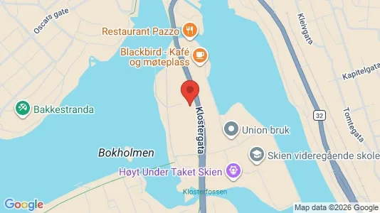 Büros zur Miete i Skien – Foto von Google Street View