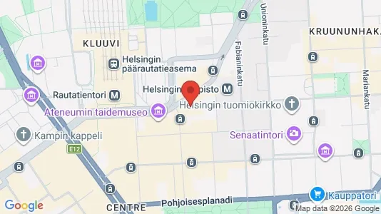 Büros zur Miete i Helsinki Eteläinen - kort over placeringen