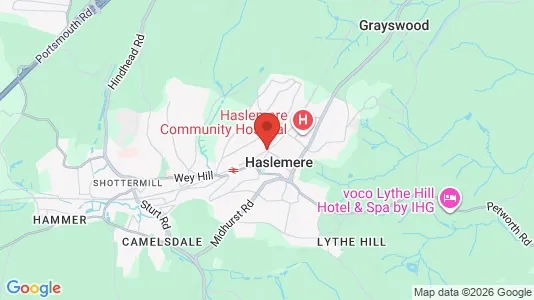 Butikklokaler til leie i Haslemere - Surrey – Bilde fra Google Street View