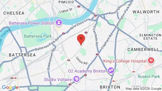 Büros zur Miete i London SW8 – Foto von Google Street View