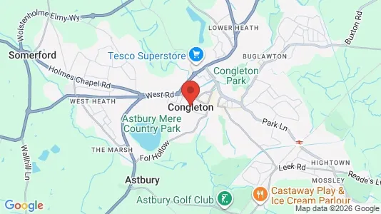 Kommerzieller Grund zur Miete i Congleton - Cheshire – Foto von Google Street View