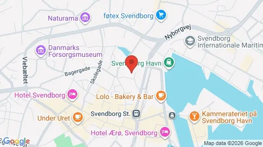 Kliniklokaler til leje i Svendborg - Foto fra Google Street View