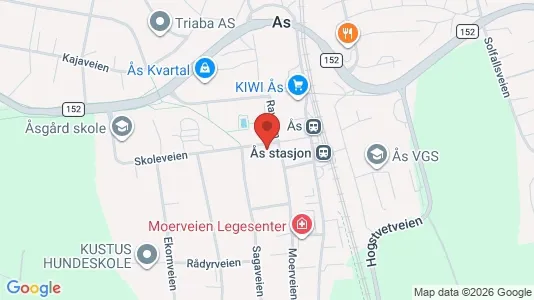 Kontorslokaler för uthyrning i Ås – Foto från Google Street View
