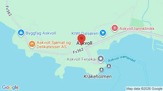 Espacios de oficina En venta i Askvoll - kort over placeringen