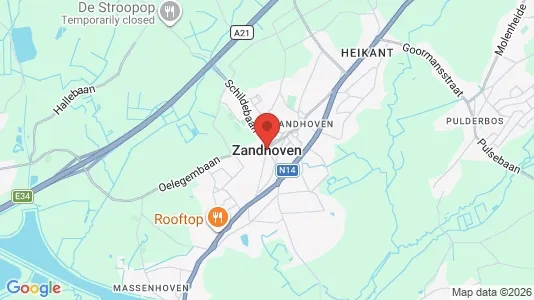 Butikklokaler til leie i Zandhoven – Bilde fra Google Street View