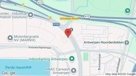 Gewerbeflächen zur Miete i Stad Antwerp – Foto von Google Street View