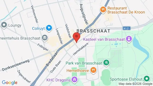 Lokaler til salgs i Brasschaat - kort over placeringen