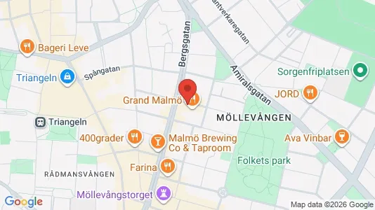 Kontorlokaler til leje i Malmø Centrum - Foto fra Google Street View