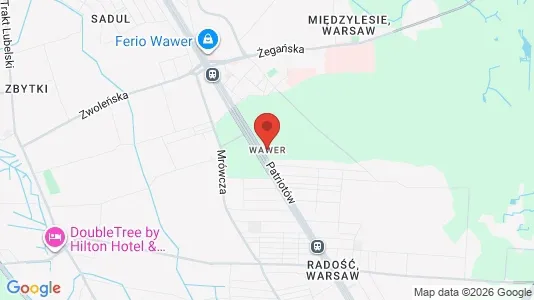 Lager zur Miete i Warschau Wawer – Foto von Google Street View