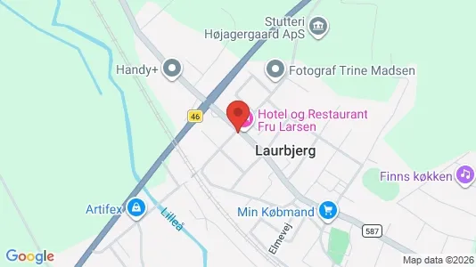 Lager zur Miete i Langå – Foto von Google Street View