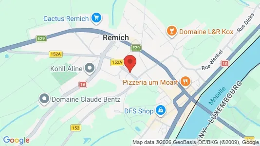 Liikekiinteistöt Myynnissä i Remich - Kuva Google Street Viewstä