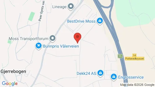 Toimistotilat Vuokrattavana i Moss - Kuva Google Street Viewstä
